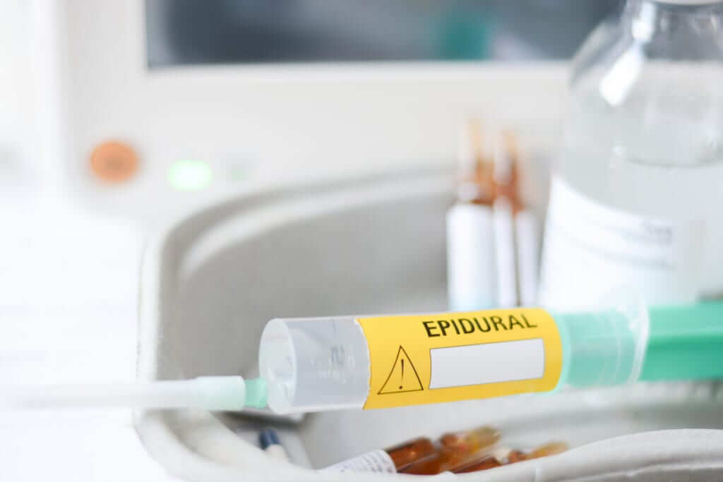 Epidural anesthesia injection